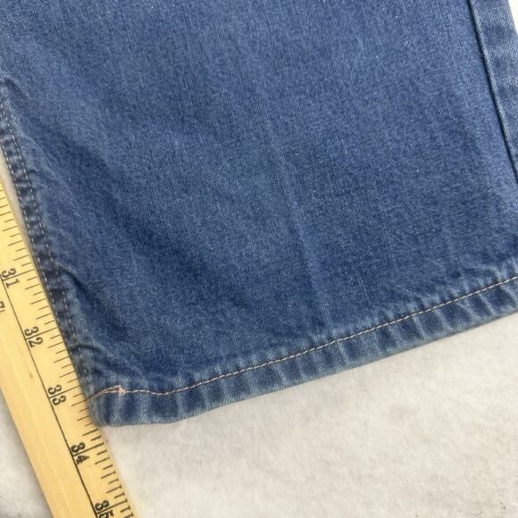 Carhartt Jeans Mens 38 X 34 Blue Denim FR Flame Resistant Straight Leg Workwear - Picture 8 of 12